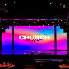 Church LED Screen Display: Lecede P3.91 P4.81 Launch Event Stage Background Digital Video Wall