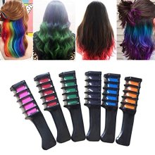Temporary Colored Mini Hair Chalk Comb Set