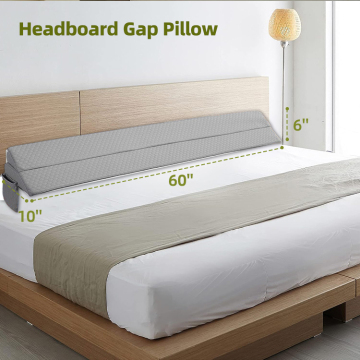 Bed Wedge Pillow For Headboard Gap Filler