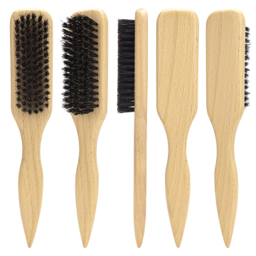 Best Selling Comfortable Wooden Bamboo Beard Brush for Home Use