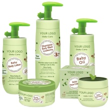 Natural Organic Baby Lotion, Shampoo & Wash 3-in-1 Skin Care Set for Baby