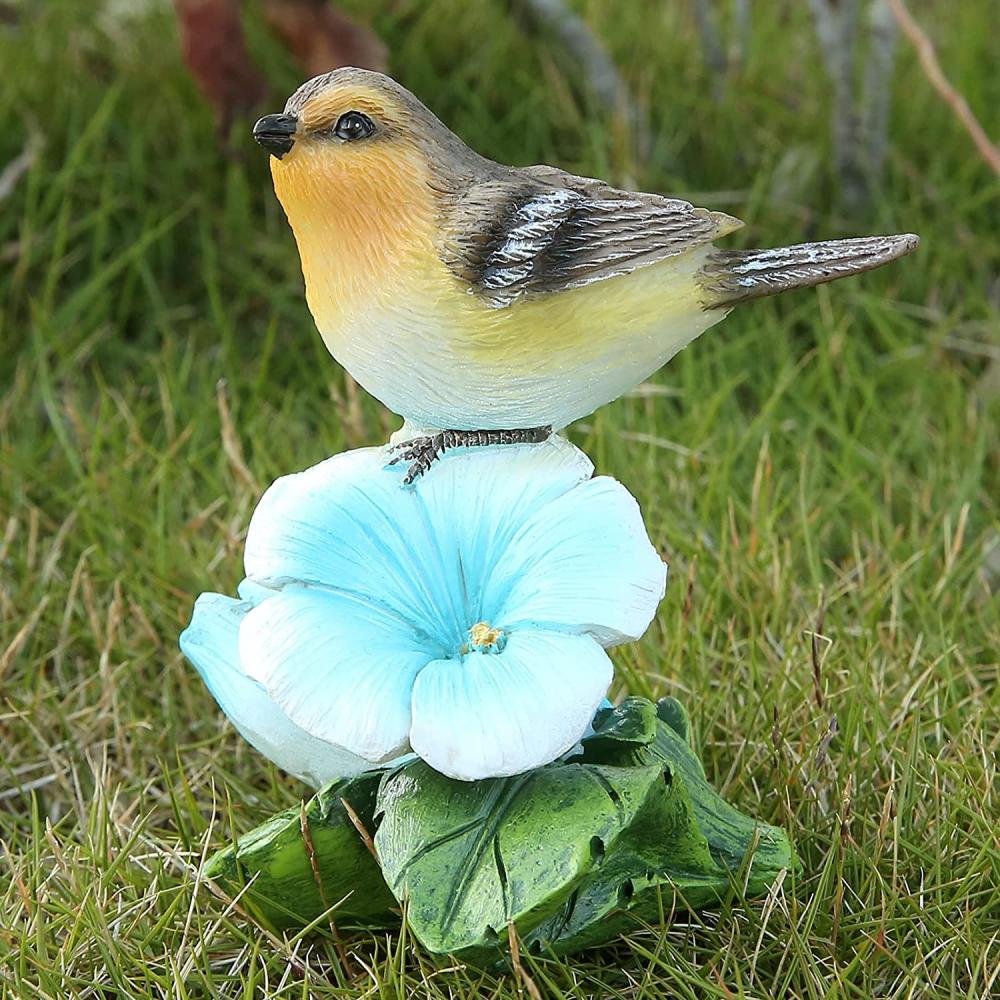 Spring Birds Figurines Decor Ourdoor Garden Decorations
