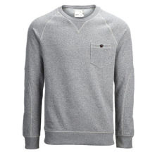 Men's gray pullover sweatshirt