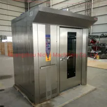 Bread Baking Oven Bakery Equipment Stainless Steel Rotary Rack Oven