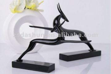 DS11071BLK resin animal deer figurines christmas decoration