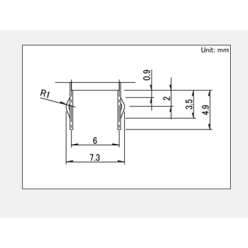 Spun series push switch