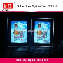 high brightness acrylic edge lit base for decoration