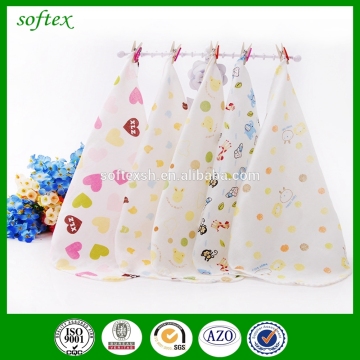 Printing Cotton Baby Towel baby gauze washcloth.