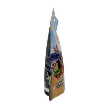 Compostable zipper bag pet food bag with zipper