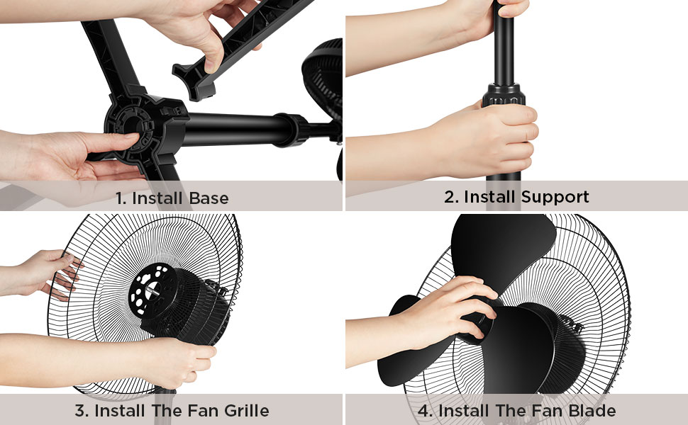 Home appliances air cooling floor electric pedestal stand fan floor ventilator with remote control