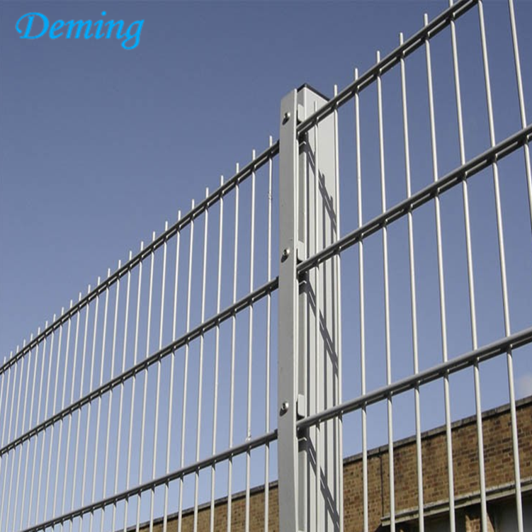 Pvc Coated Twin Wire Mesh Fence Panel