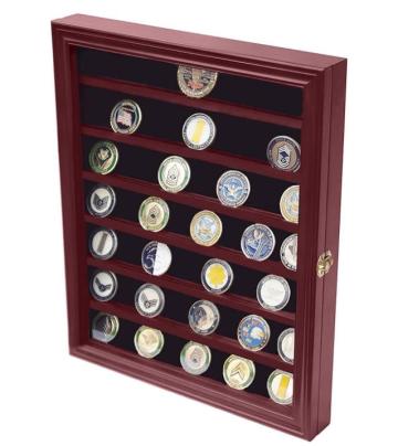 Wooden Coin Box Coin Holder Store Display Rack