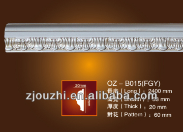 Architectural lightweight polyurethane decorative moulding