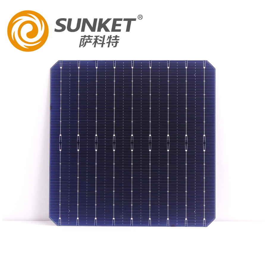 Kecekapan Tinggi Mon Solar Cell 166mm 9BB