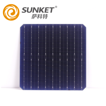 High Efficiency monon solar cell 166mm 9BB
