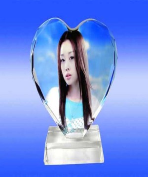 Crystal Glass Photo Frame Printing Photos
