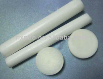 Nature white moulded & extruded ptfe rod