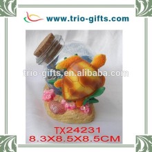 Glass water snow globe for turtle decorative