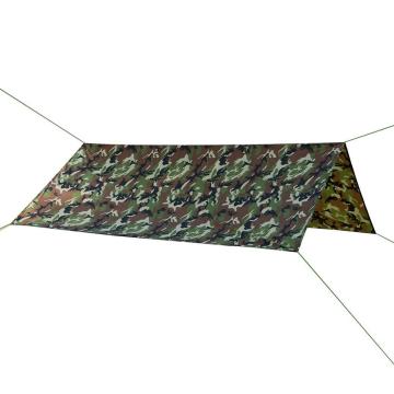 10x10 Waterproof Hammock Rain Fly,Lightweight Camo Tent Tarp Shelter for Picnic Camping Hiking Fishing with Carrying Bag