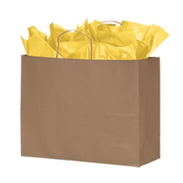 Sustainable Large Natural Kraft Paper Shopper Bags