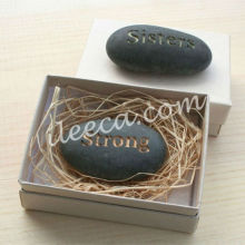 Wish stones with word memory stone