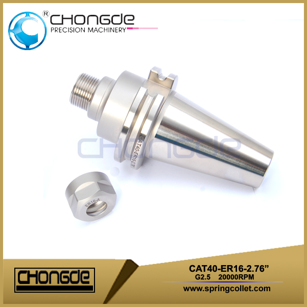 CAT40-ER16-2.76 &quot;حامل أداة آلة Collet Chuck CNC