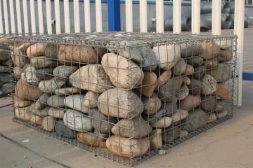 Hot dip galvanized gabion box wire fencing mesh