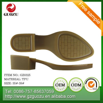 sole type tpu sole lady heel shoe tpu outsole