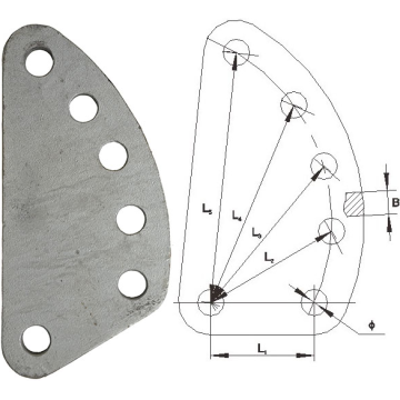 Overhead Line Galvanized Steel DB Adjusting Plate