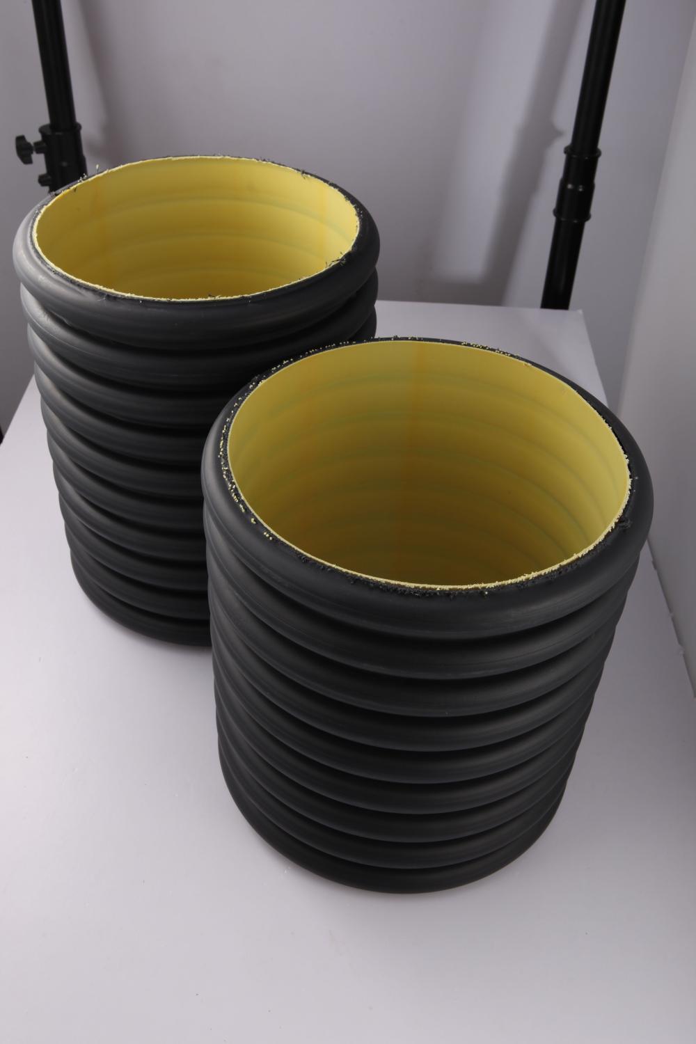 HDPE double wall corrugated pipe