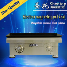 Shentop Faster heating ensures heathy cooking electric griddle STPP-PL06 commercial induction griddle