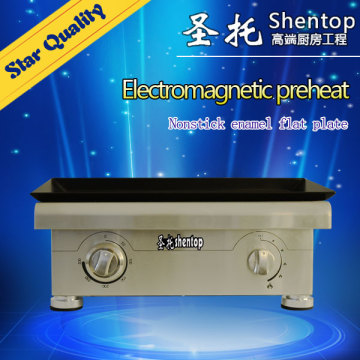 Shentop Faster heating ensures heathy cooking electric griddle STPP-PL06 commercial induction griddle