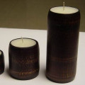 Bambu lingkungan alam lilin beraroma hadiah lilin