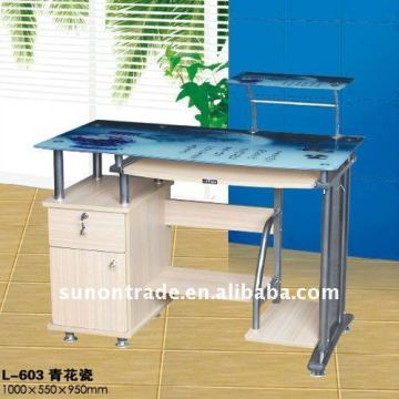 Top Glass Computer desk