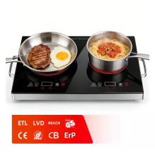 Touch Screen Infrared Ceramic Cooker with Dual Burners