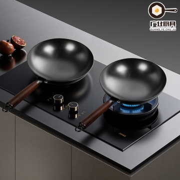 Sturdy Round-Bottom Wok for Professional Cooking