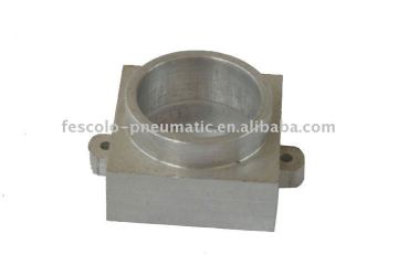 Cupreous steel aluminium machining part