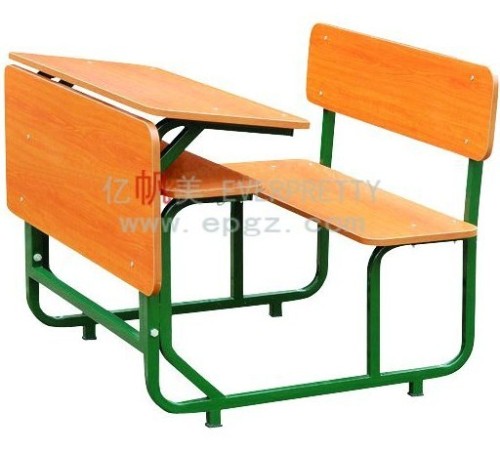 Werzalit table top double school desk/school tables desks and chairs
