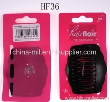 Fashionable Black Plastic Hair Claws?