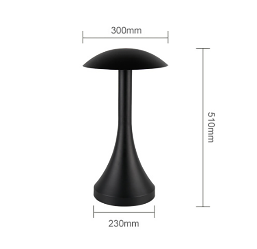 Mushroom Bollard Light Size