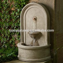 Modern popular man made water feature travertine home decor wall fountains