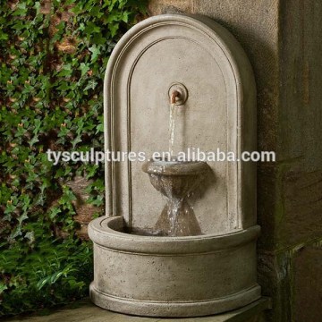 Modern popular man made water feature travertine home decor wall fountains