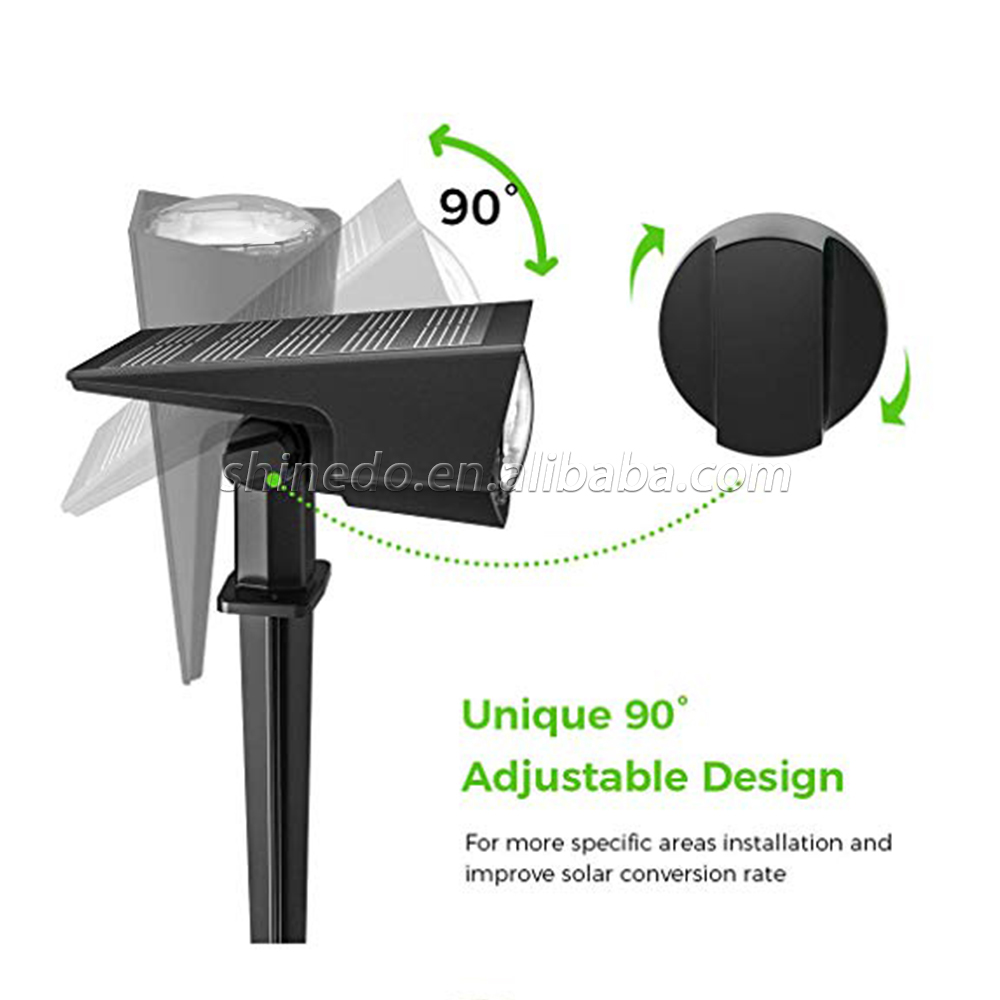 Solar Garden Waterproof Spotlight Outdoor 20 LED Landscape Solar Garden Light For Garden Yard Lawn