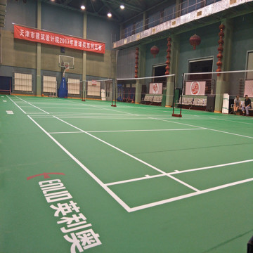 PVC sport floor mats badminton court mat sport floor
