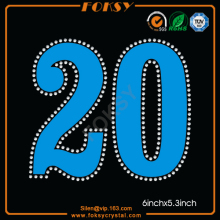 20 Numbers transfers for t shirts wholesale