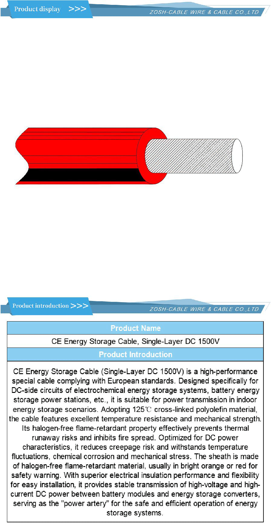 Cable de robot (antitorsión) -xiangqing1-ZS031 Robot cable (anti-torsion)-xiangqing1-ZS031