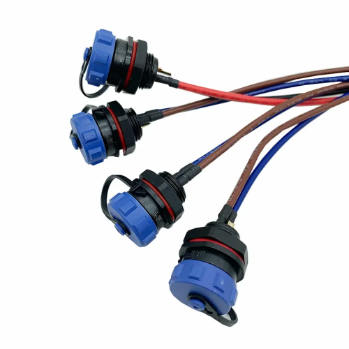 Custom Plastic SP13 SP21 Circular Connector Cable