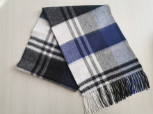 Best selling classic check wool shawl scarf