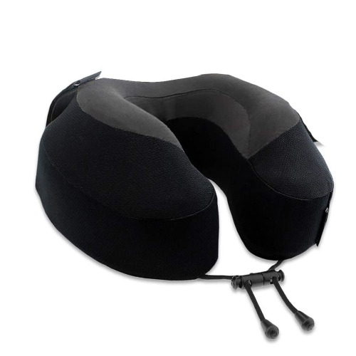 Comfity Memory Foam Travel Pillow Black
