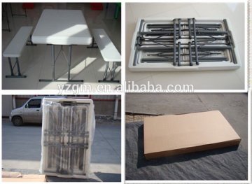 Outdoor Table / Plastic Material plastic catering table and chair